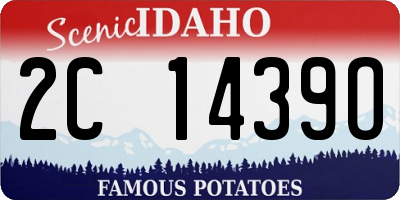 ID license plate 2C1439O