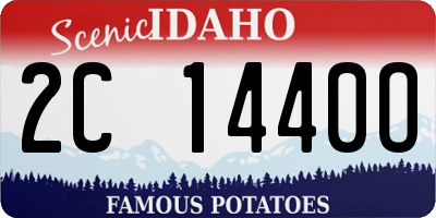 ID license plate 2C1440O