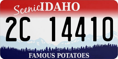 ID license plate 2C1441O