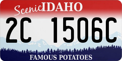 ID license plate 2C1506C