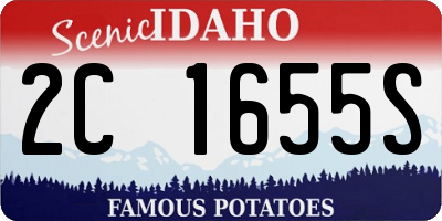 ID license plate 2C1655S