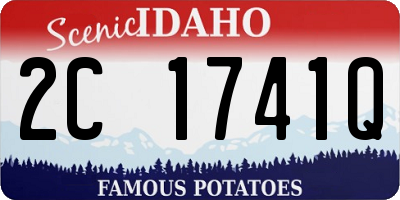 ID license plate 2C1741Q