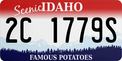 ID license plate 2C1779S