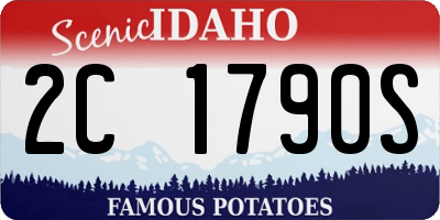 ID license plate 2C1790S