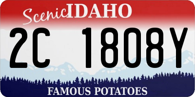 ID license plate 2C1808Y
