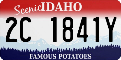 ID license plate 2C1841Y