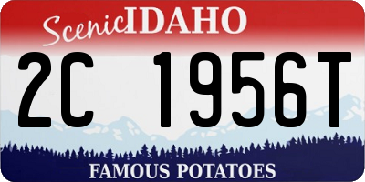 ID license plate 2C1956T