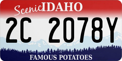 ID license plate 2C2078Y