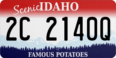 ID license plate 2C2140Q