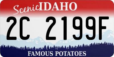 ID license plate 2C2199F