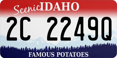 ID license plate 2C2249Q