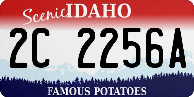 ID license plate 2C2256A