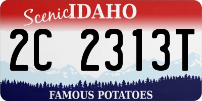 ID license plate 2C2313T