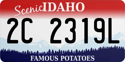 ID license plate 2C2319L