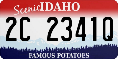 ID license plate 2C2341Q