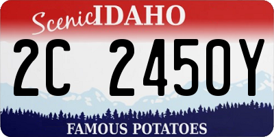 ID license plate 2C2450Y