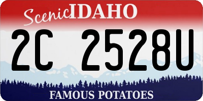 ID license plate 2C2528U