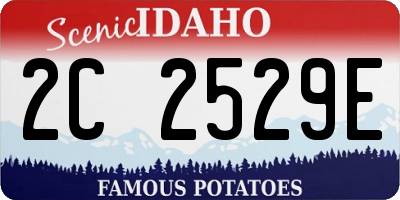 ID license plate 2C2529E