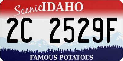 ID license plate 2C2529F