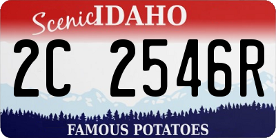 ID license plate 2C2546R