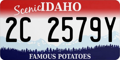 ID license plate 2C2579Y