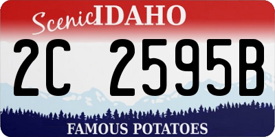 ID license plate 2C2595B