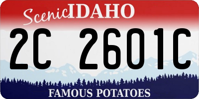ID license plate 2C2601C