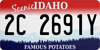ID license plate 2C2691Y