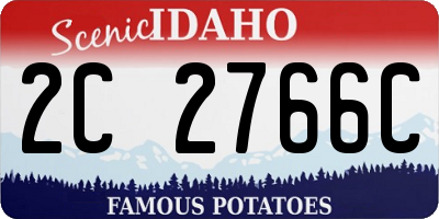 ID license plate 2C2766C