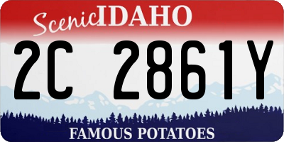 ID license plate 2C2861Y