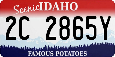ID license plate 2C2865Y