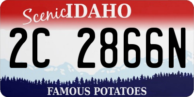 ID license plate 2C2866N