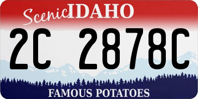 ID license plate 2C2878C