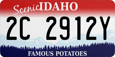 ID license plate 2C2912Y
