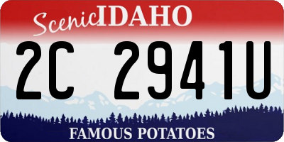 ID license plate 2C2941U