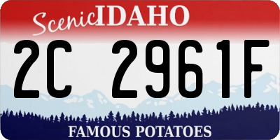 ID license plate 2C2961F