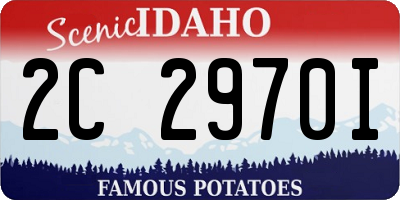 ID license plate 2C2970I