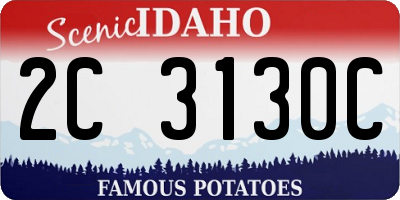 ID license plate 2C3130C