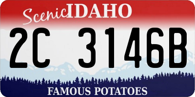 ID license plate 2C3146B