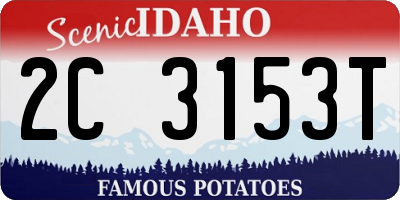 ID license plate 2C3153T