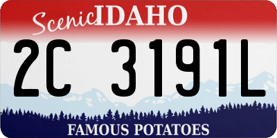 ID license plate 2C3191L