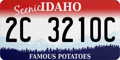 ID license plate 2C3210C