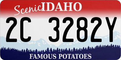 ID license plate 2C3282Y