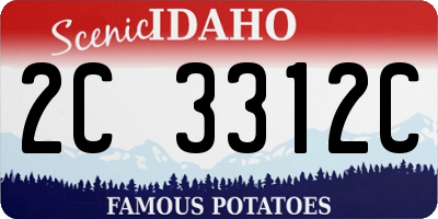 ID license plate 2C3312C