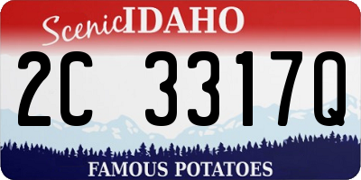ID license plate 2C3317Q