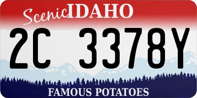 ID license plate 2C3378Y