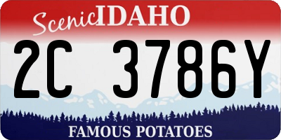 ID license plate 2C3786Y