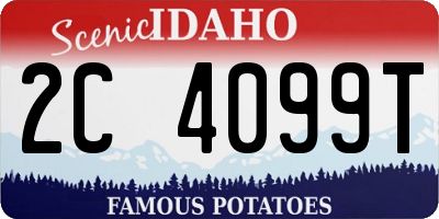 ID license plate 2C4099T