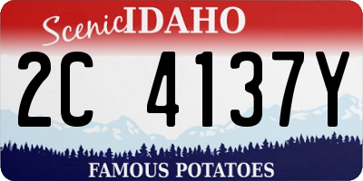 ID license plate 2C4137Y