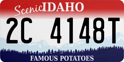 ID license plate 2C4148T